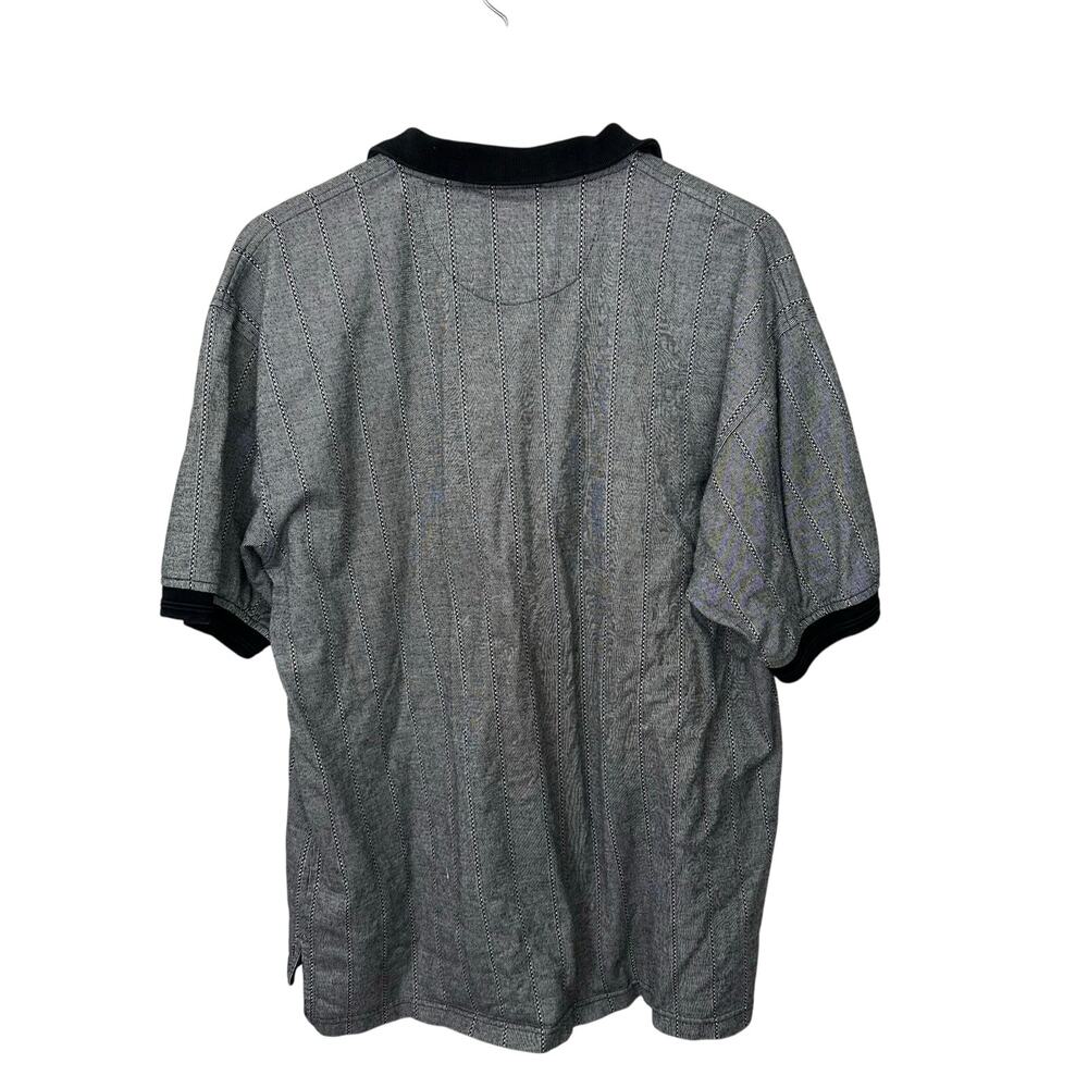 Cypress Links Mens Polo Shirt XL Golf‎ Wear Athletic Black White 3 Button Front - Picture 3 of 5